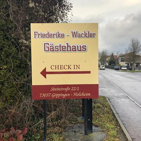 Friederike Wackler Gaestehaus Goppingen Bagian luar foto