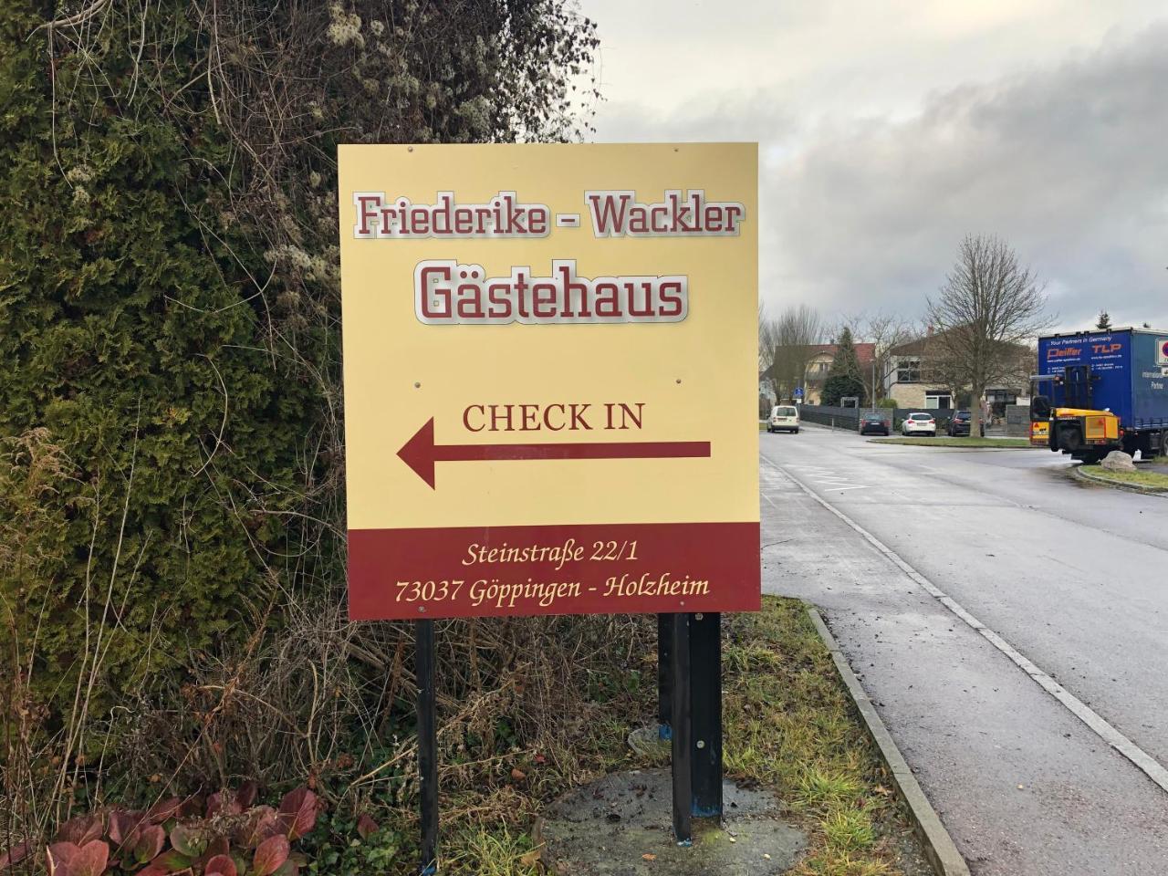 Friederike Wackler Gaestehaus Goppingen Bagian luar foto